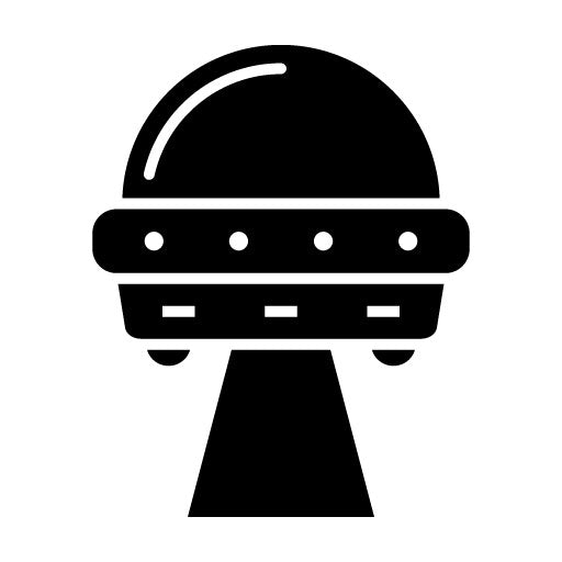 Sci fi Movie Glyph Icon