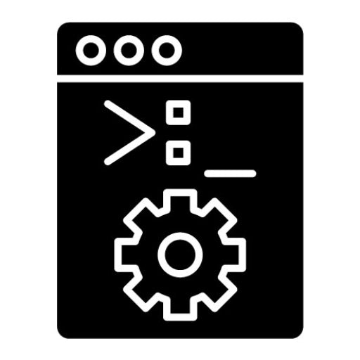 System Console Glyph Icon