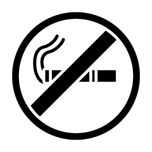 No Smoking Glyph Icon