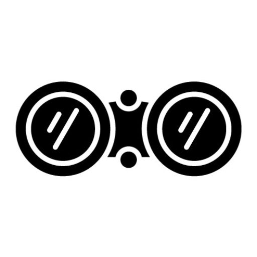 Binoculars Glyph Icon | Survival