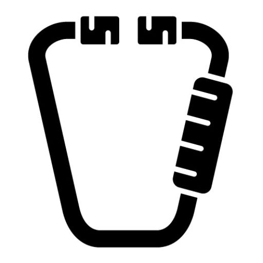 Carabiner Glyph Icon | Survival