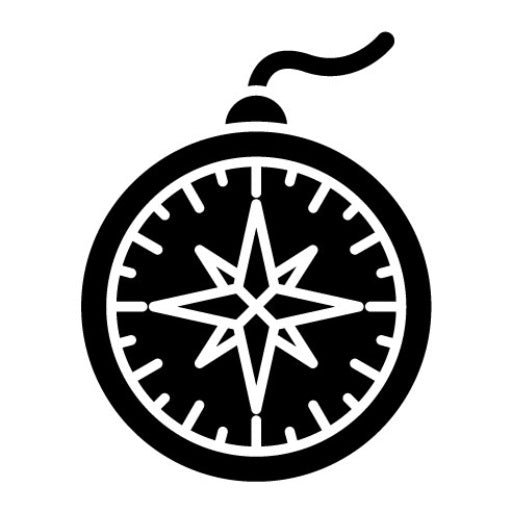 Compass Glyph Icon | Survival