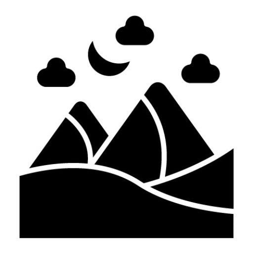 Desert Glyph Icon | Survival