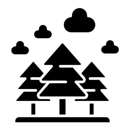Wilderness Glyph Icon