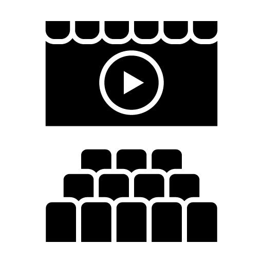 Cinema Glyph Icon