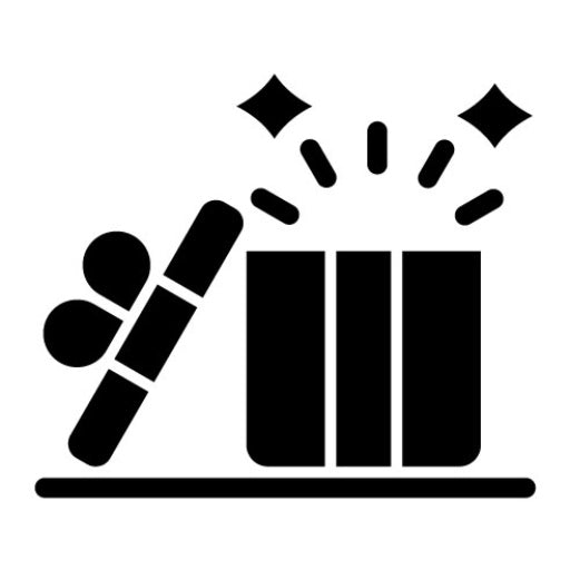 Surprised Glyph Icon