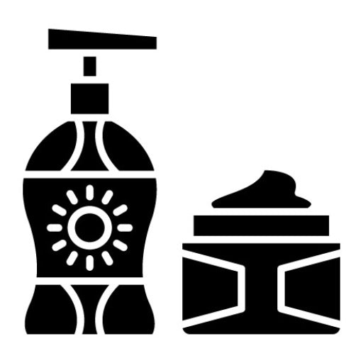 Beauty Product Glyph Icon | Skincare