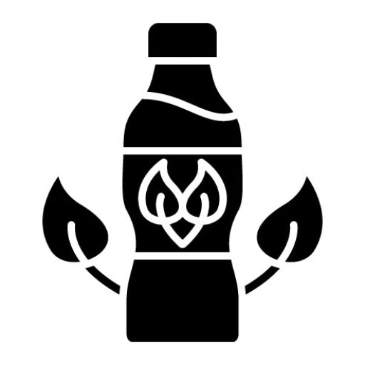 Biodegradable Glyph Icon | Skincare