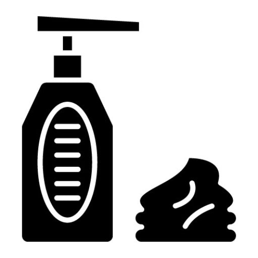 Cleansing Foam Glyph Icon | Skincare