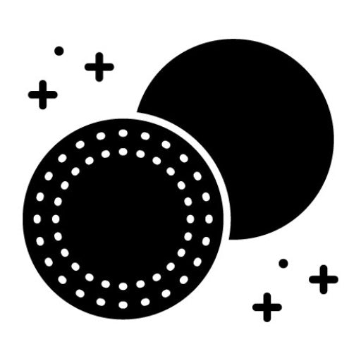 Cotton Pads Glyph Icon | Skincare