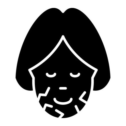 Dry Skin Glyph Icon | Skincare