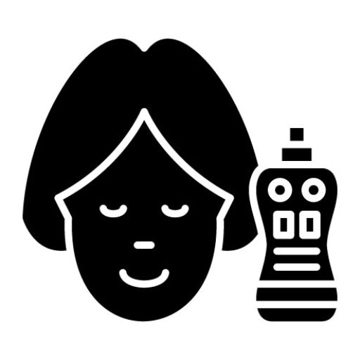 Peeling Glyph Icon | Skincare