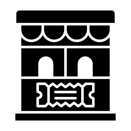 Ticket Office Glyph Icon