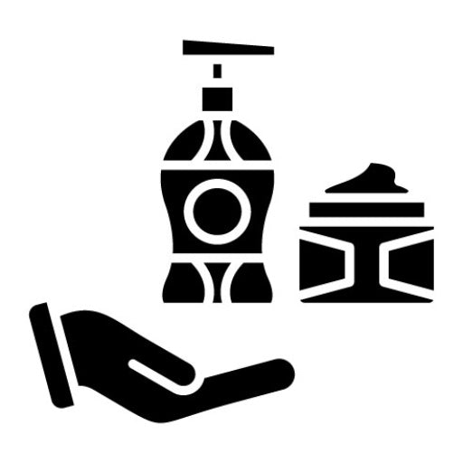 Professional Skin Care Glyph Icon