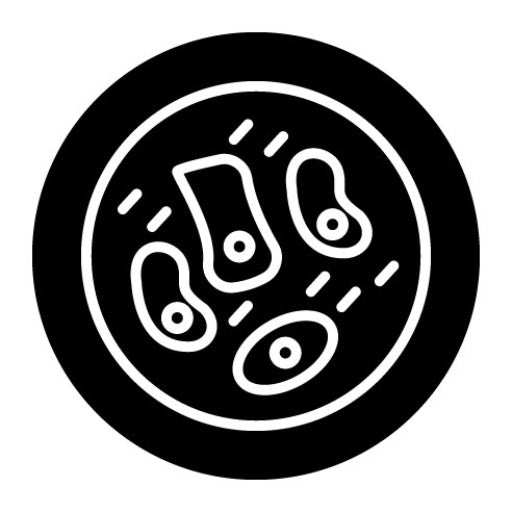 Skin Cell Glyph Icon
