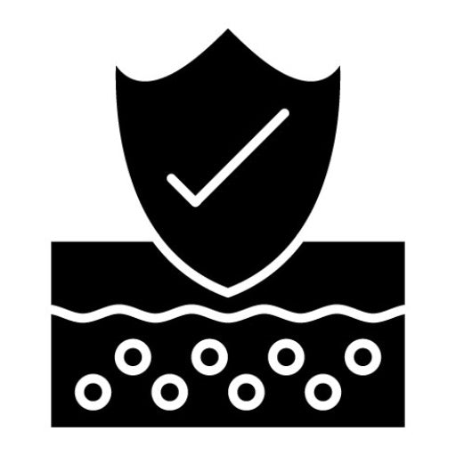 Skin Protection Glyph Icon