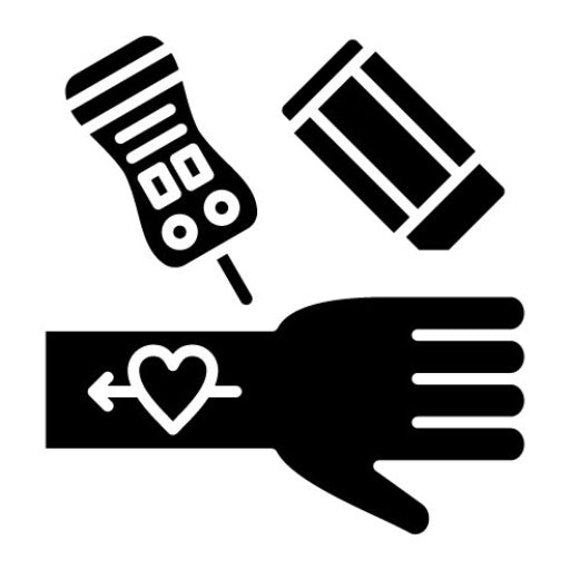 Tattoo Removal Glyph Icon