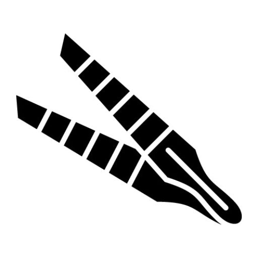 Tweezers Glyph Icon | Skincare