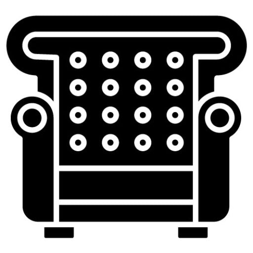 Armchair Glyph Icon