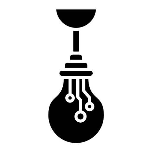 Artificial Light Glyph Icon