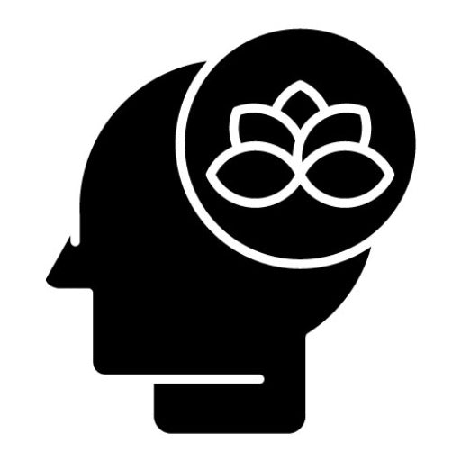 Calm Glyph Icon