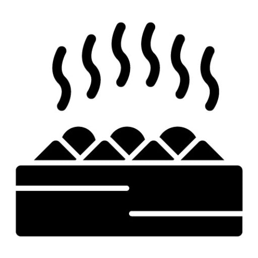 Sauna Glyph Icon | Comfort