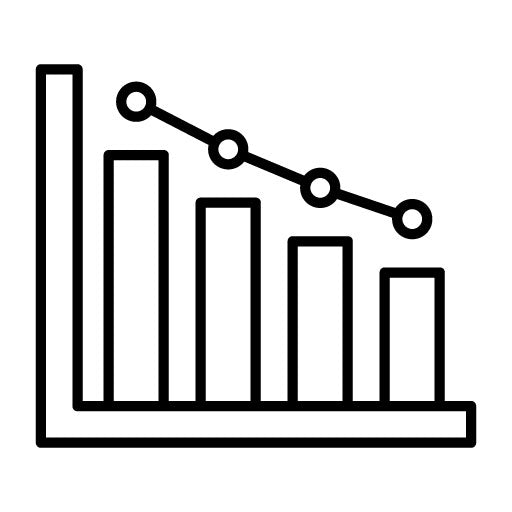 Decline Diagram Icon