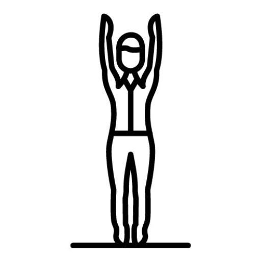 Stretching Arms Icon