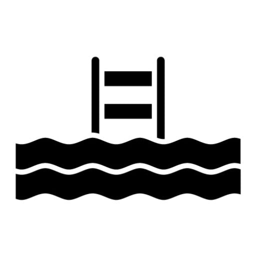 Swimming Pool Glyph Icon | Comfort