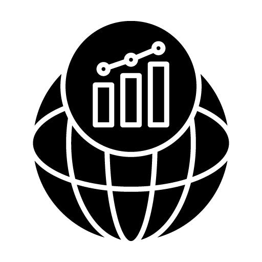 Stock Market Glyph Icon