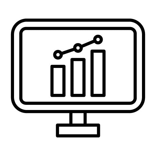 Online Stock Market Icon