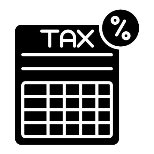 Tax Benefits Glyph Icon