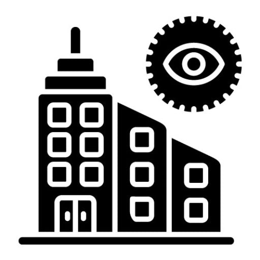 Vision Glyph Icon | Home Based Business