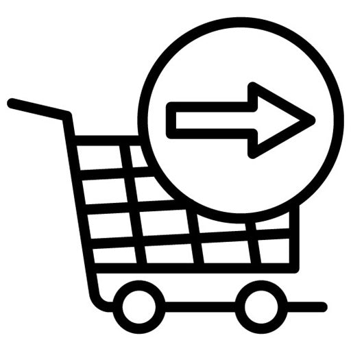 Continue Shopping Icon | Gaming Ecommerce
