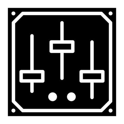 RGB Lighting Glyph Icon