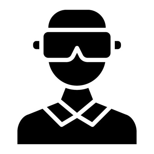 VR Headset Glyph Icon