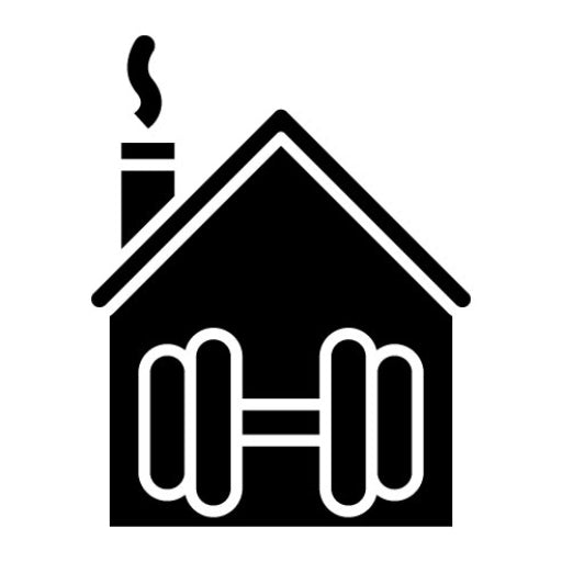 Home Workout Glyph Icon