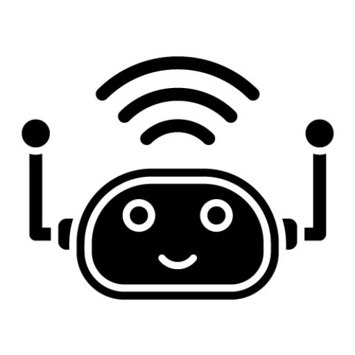 Robot Assistant Glyph Icon | Untact World