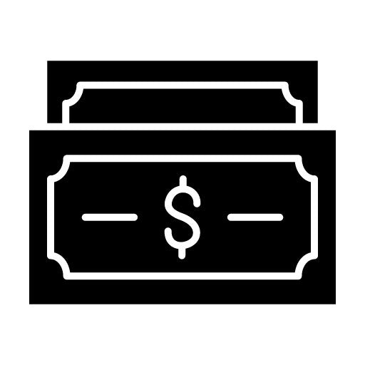 Cash Glyph Icon
