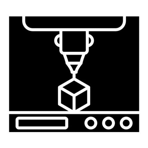 3D Printing Glyph Icon | The Future