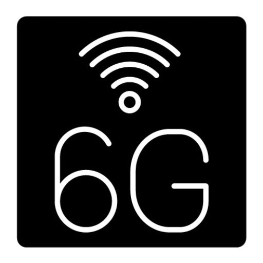 6G Network Glyph Icon