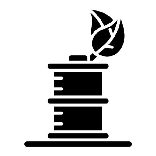 Biofuel Glyph Icon
