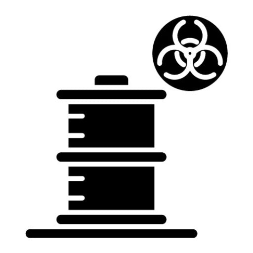 Biohazard Glyph Icon | The Future