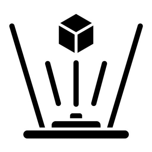 Hologram Glyph Icon | The Future