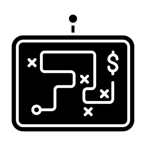 Business Strategy Glyph Icon