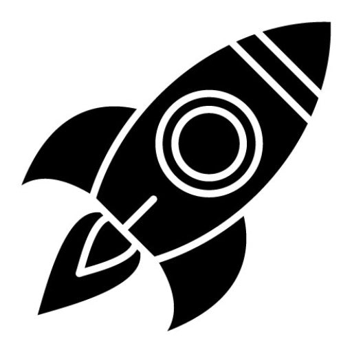 Rocket Glyph Icon | The Future