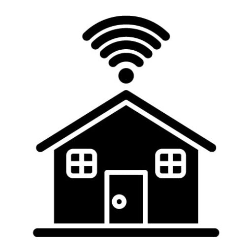 Smart House Glyph Icon | The Future