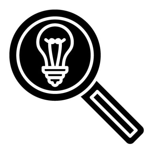 Search Tips Glyph Icon