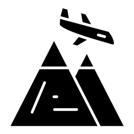 Adventure Tour Glyph Icon