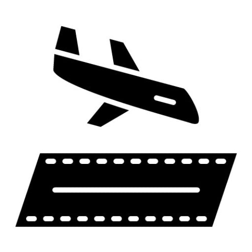 Arrival Glyph Icon | Travel Agency